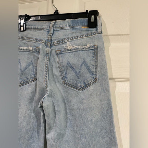 MOTHER The Fly Cut Tomcat Roller Jeans In Reap What You Sow Wash Size 24 Grunge - Picture 12 of 16
